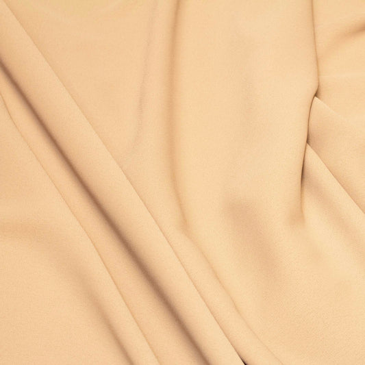 Chiffongtyg beige — mjukt chiffong tyg metervara