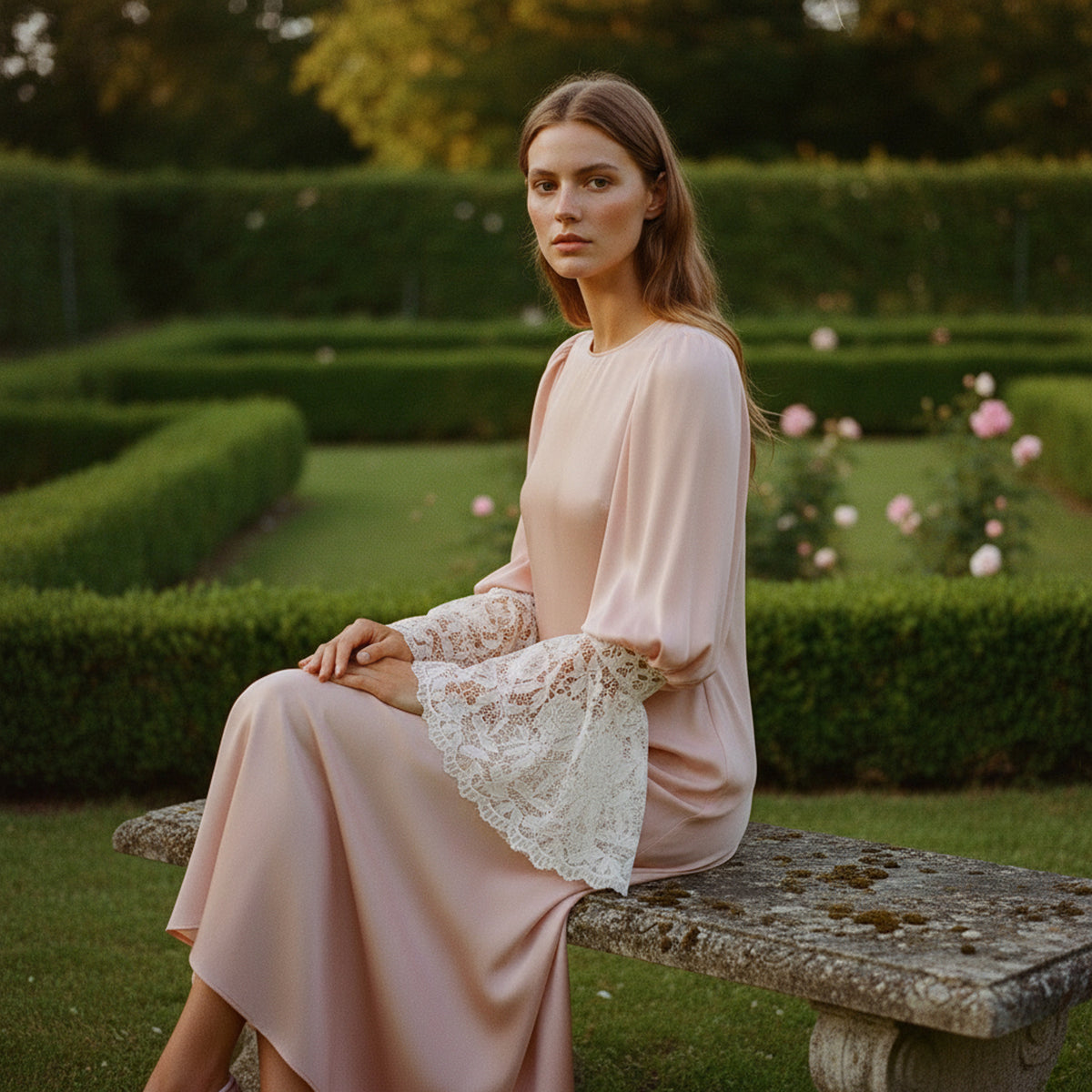 Broderade Spetsband - Tygband Band Brud Bröllop Knypplad Spets Benvit Ultrabred Stora & Små Blommor 17