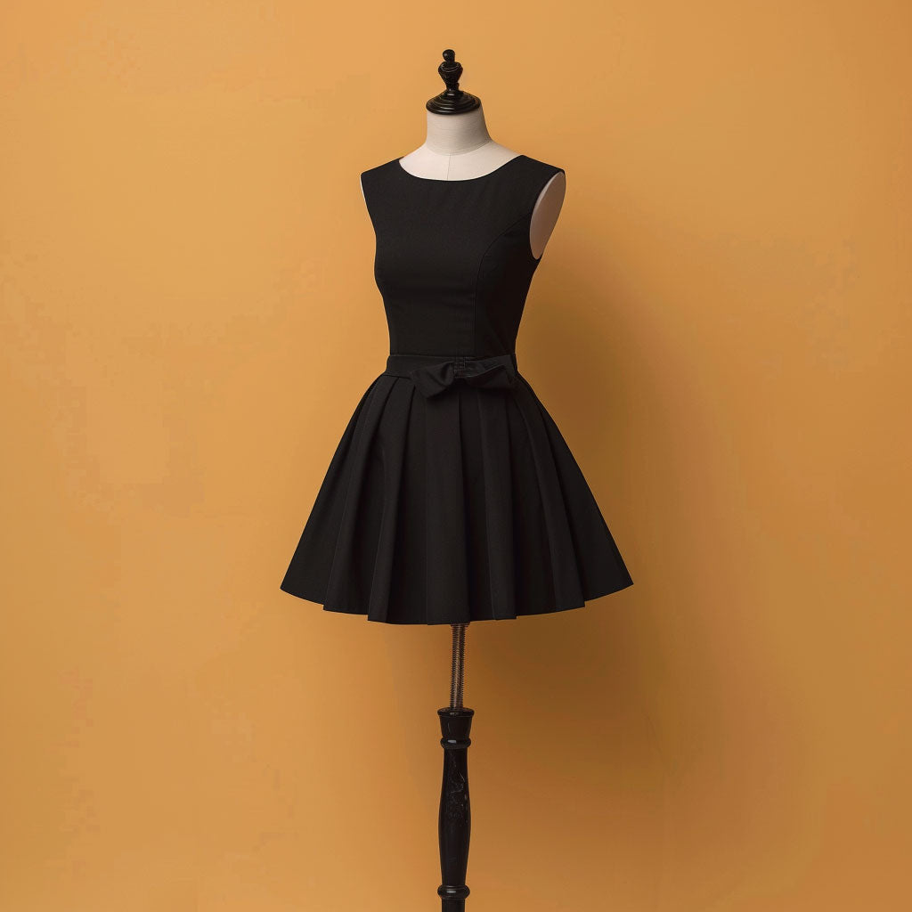 Enfärgat Poplintyg - Poplin Tyg Matt Svart 43