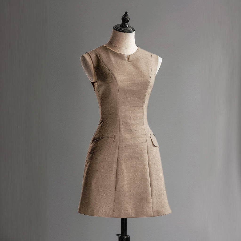 Kostymtyg - Viskos Tyg Grå Brun 16