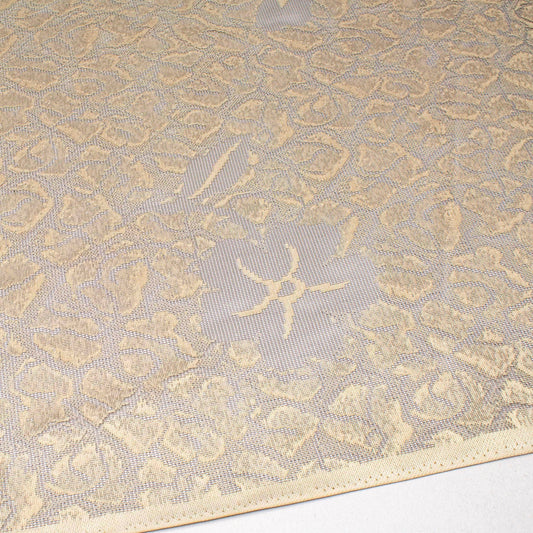 Spetstyg - Tyg Tyll Spets Beige Grå Blommigt 41