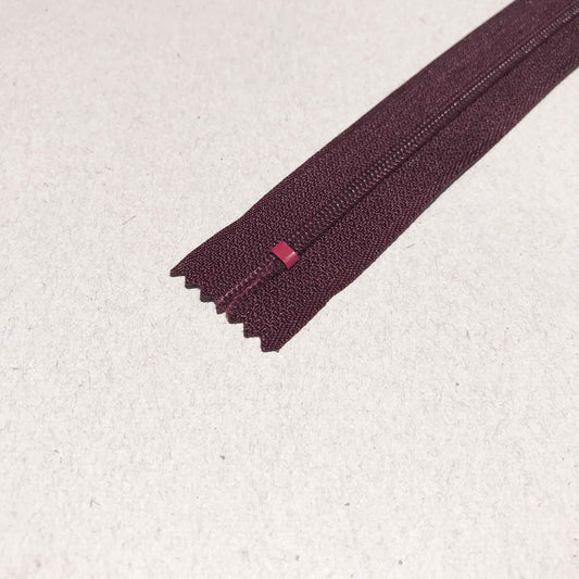 Dragkedja - RIRI Lila Röd 20cm 36