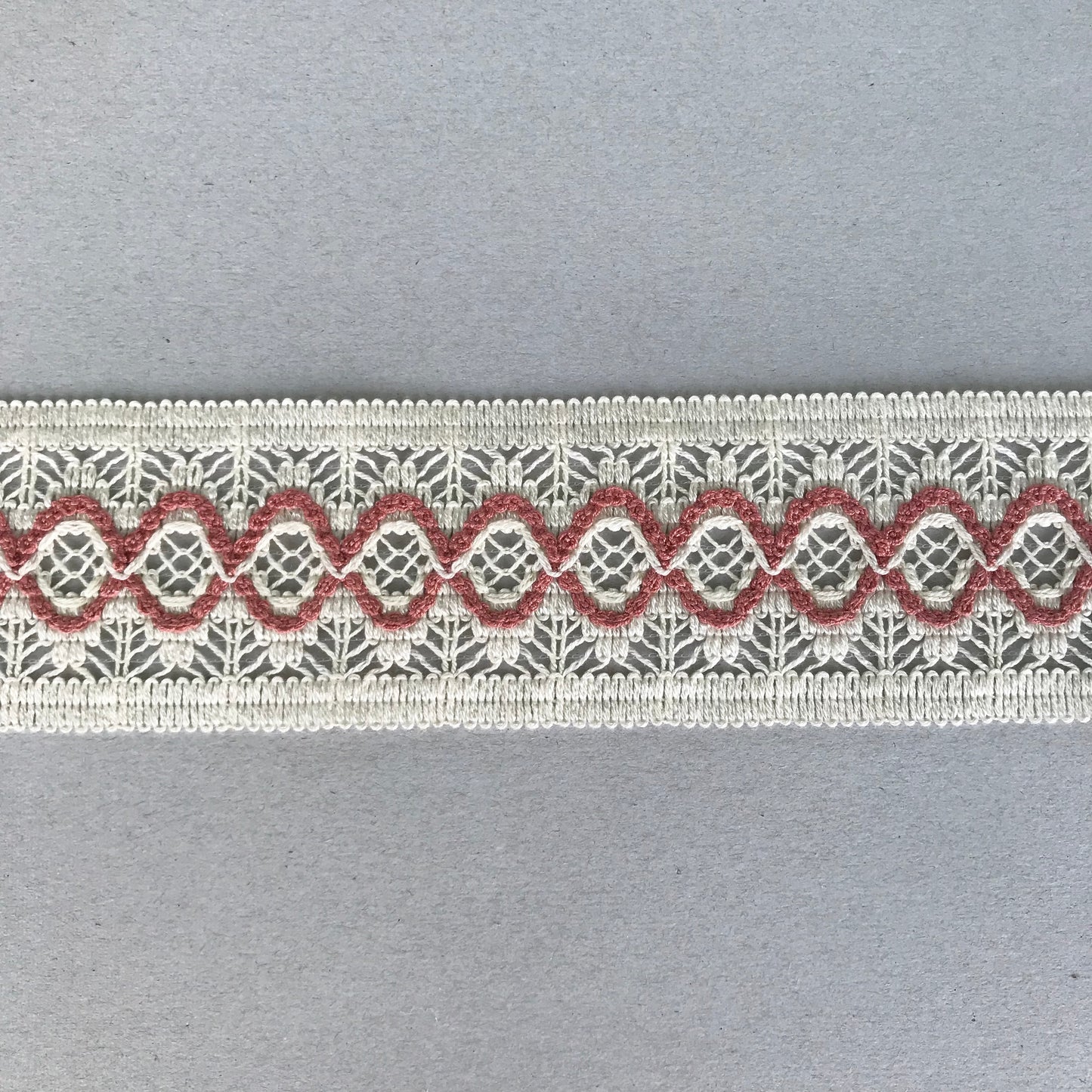 Band - Antoinette - Tygband Benvit Rosa 5