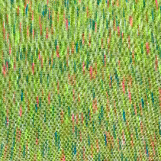 Mönstrade Modetyger - Viskos Stretch Lime Grön Rosa 82