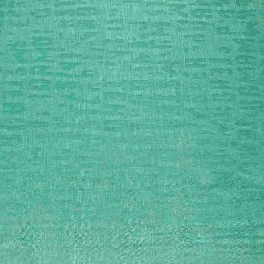 Mönstrade Modetyger - Viskos Stretch Grön Text 83