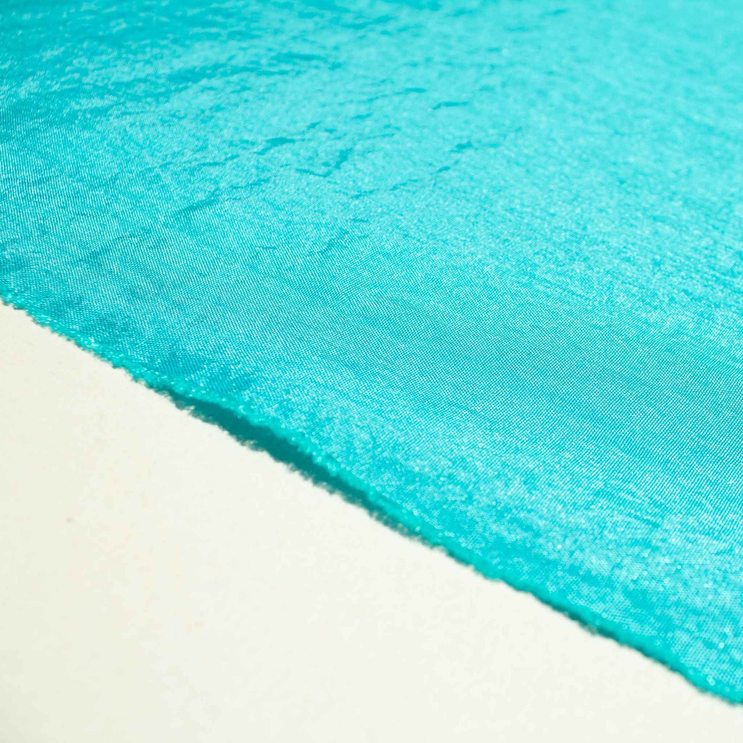 Mönstrade Modetyger - Mode Tyg Blå Grön Turkos Krinklat 139
