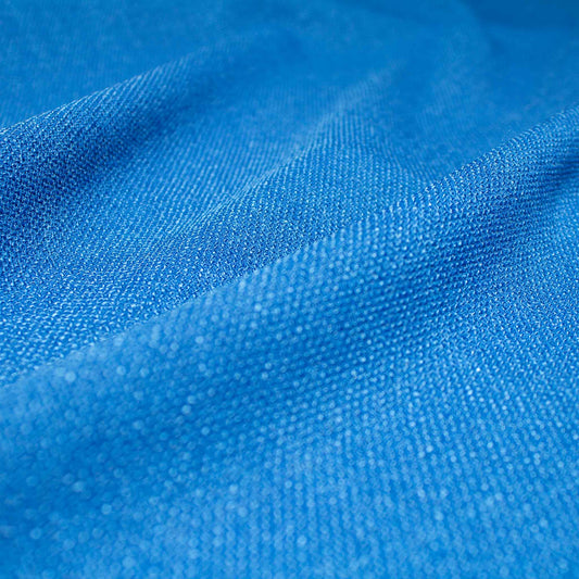 Mönstrade Modetyger - Tyg Mode Struktur Blå 140