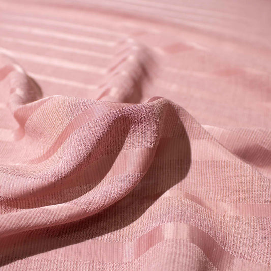 Mönstrade Modetyger - Tyg Mode Randigt Rosa Gammelrosa 141