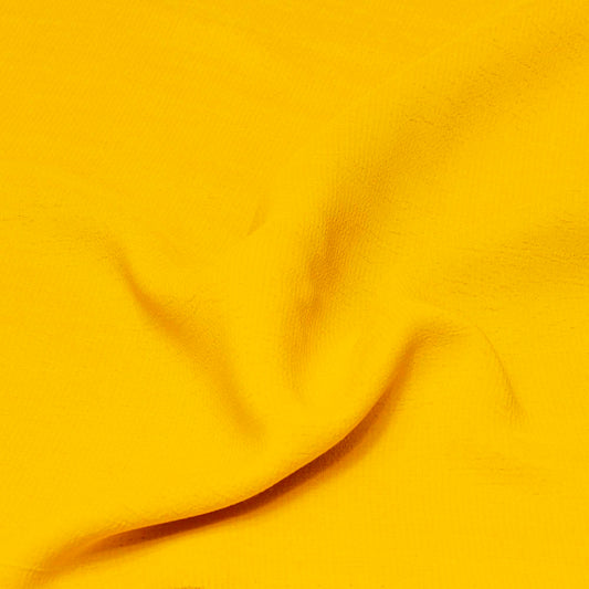 Modetyger - Mode Tyg Viskos Struktur Matt Gul 158