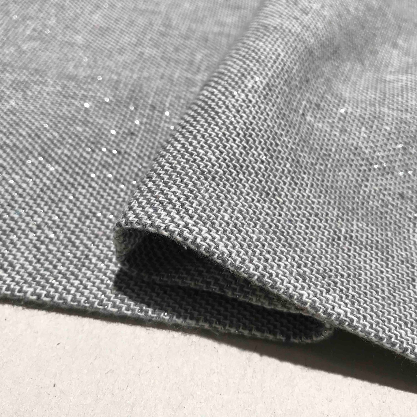 Grovt Ulltyg - Skimmer Silver Grå 2