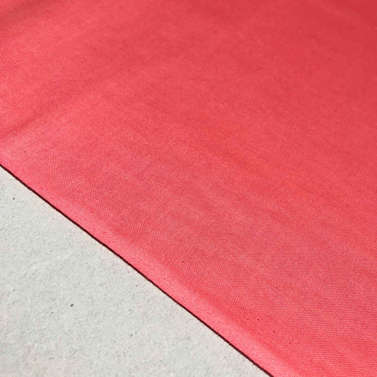 Enfärgat Tyg - Bomull Tyg Styv Korall Rosa 3