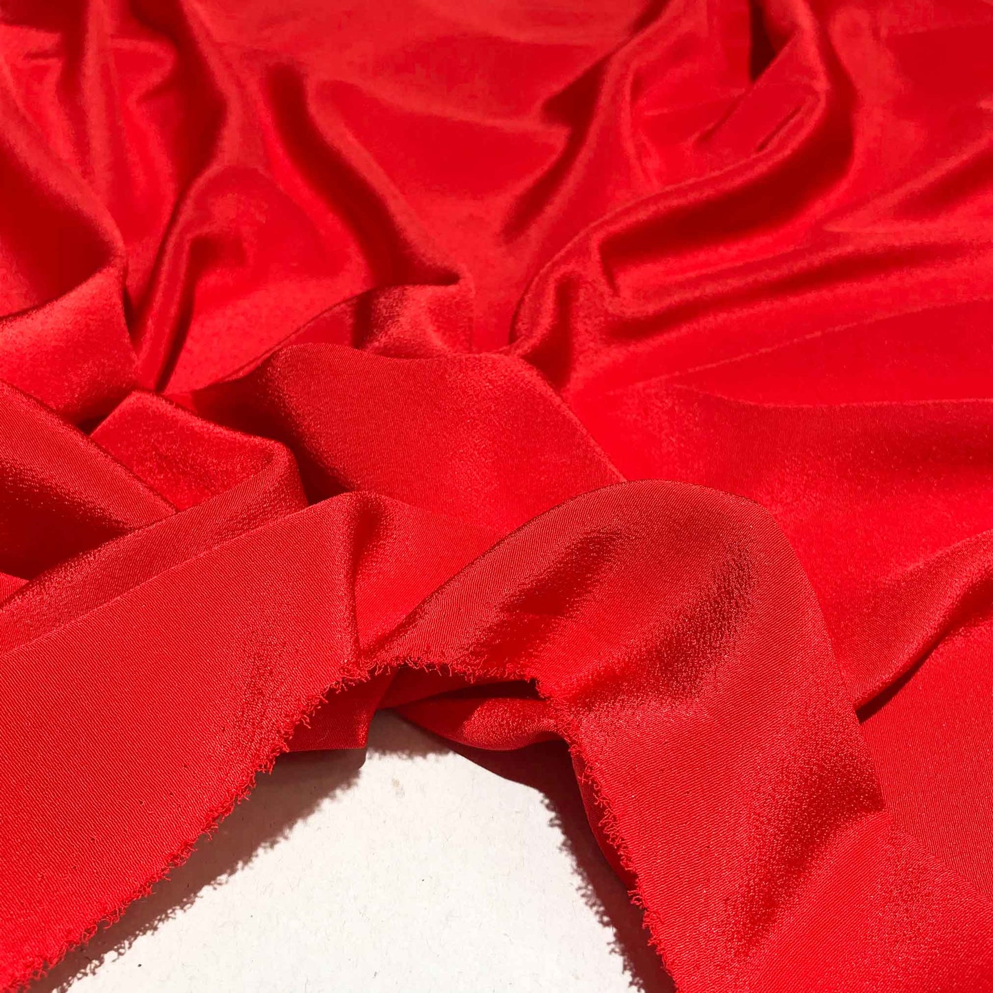 Enfärgat Tyg - Röd 16