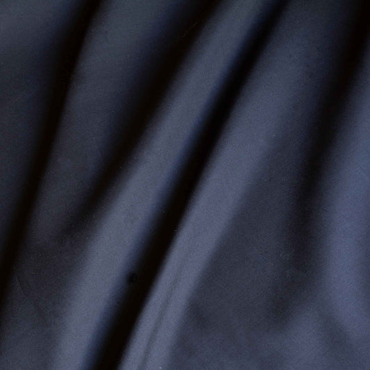 Enfärgat Poplintyg - Poplin Tyg Matt Svart 43