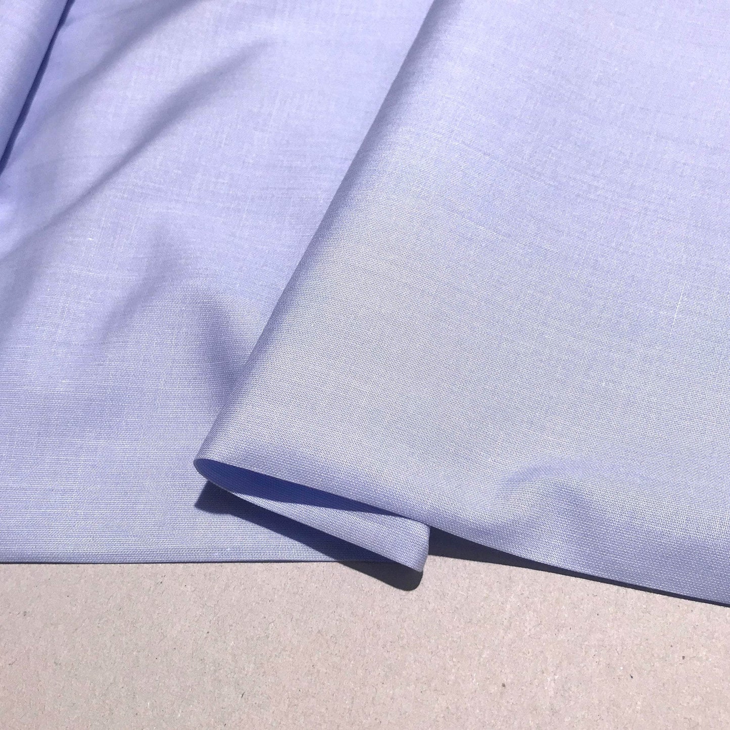 Skjorttyg - Bomull Mjuk Blå 1