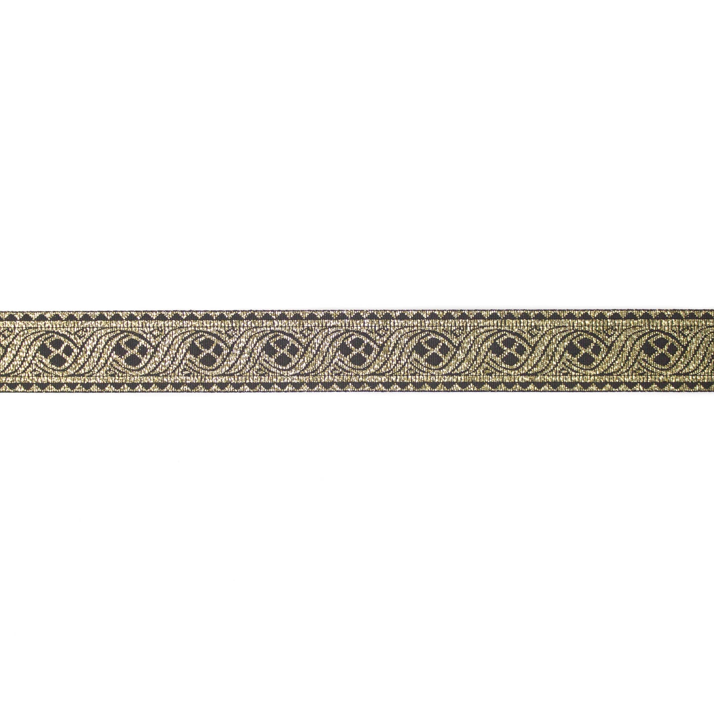 Band - Svart Guld Mönster 8