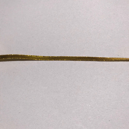 Band - Tygband Skimmer Guld 0,5cm 36