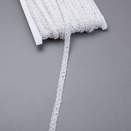 Pärlband - Nora - Vita Pärlor Vit 42