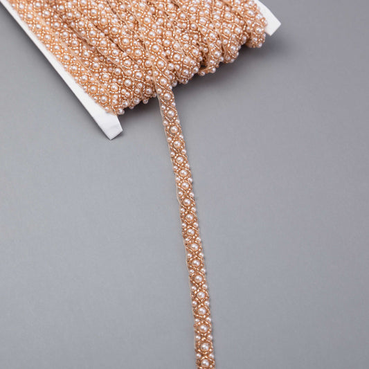 Pärlband - Nora - Rose Pärlor Strass 47