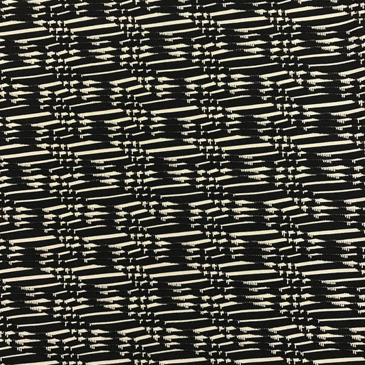 Stretchtyger - Viskos Abstrakt Svart Benvit Bi-stretch Mycket Stretch Åt Båda Håll 19