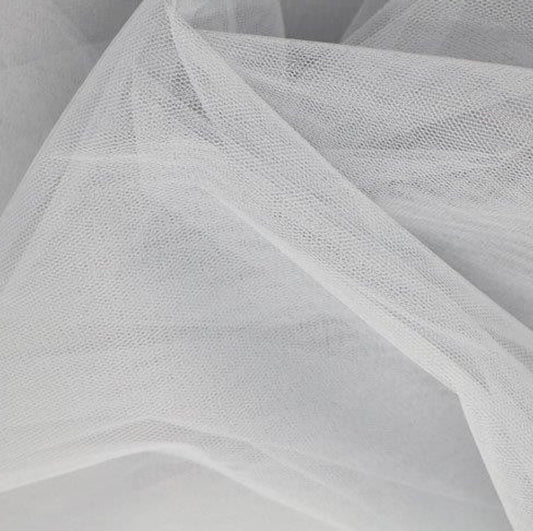 Hårt Tylltyg - Tyll Camille Hård Silver Grey Grå 9