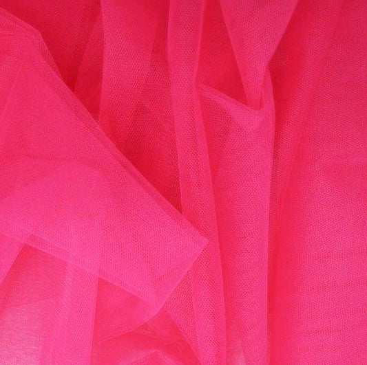 Hårt Tylltyg - Tyll Camille Hård Cherry Rosa 12