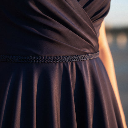 Band - Flätband Marinblå Sailor Blue 25