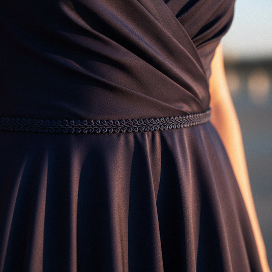 Band - Flätband Marinblå Sailor Blue 25