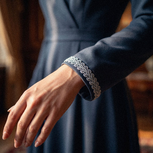 Band - Scrollband Ljusblå Fairy Blue 24