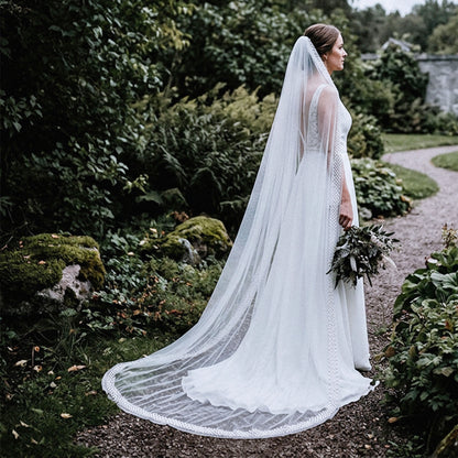 Pärlband - Ariel -  Strass Vita Pärlor Vit 54