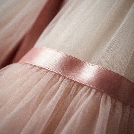 Satinband - Babyrosa 13mm
