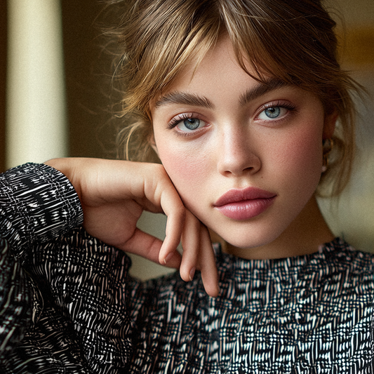 Stretchtyger - Abstrakt Svart Vit Bi-stretch Mycket Stretch Åt Båda Håll 7