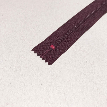 Dragkedja - RIRI Lila Röd 20cm 36