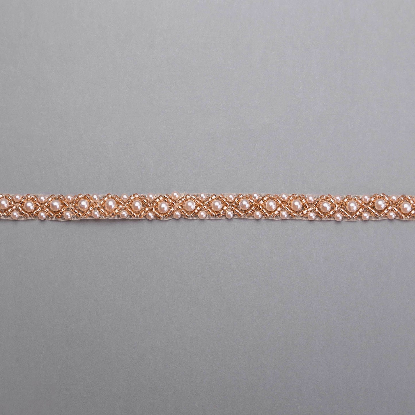 Pärlband - Nora - Rose Pärlor Strass 47