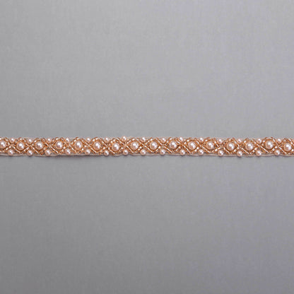 Pärlband - Nora - Rose Pärlor Strass 47