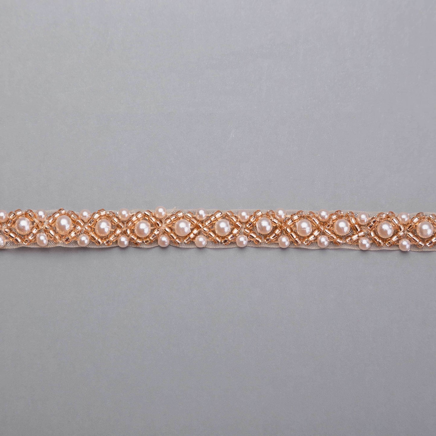 Pärlband - Nora - Rose Pärlor Strass 47