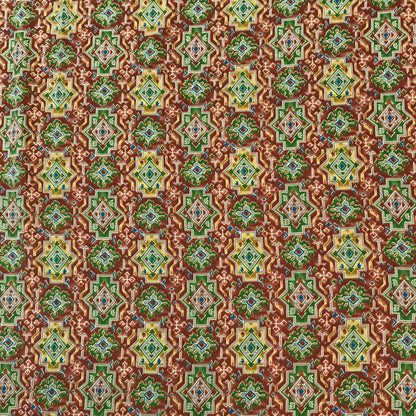 Fodertyger - Mosaik Gröna Mönster 13